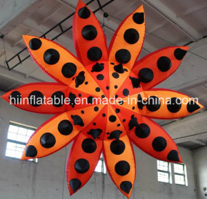 Hot Sales Newstyle Multi-Colors Suspension Type LED Large Inflatable Flower
