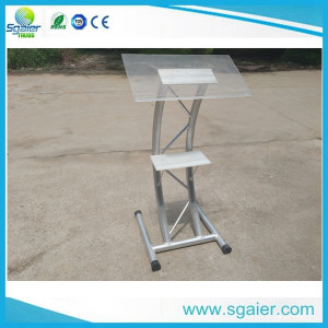 New Design Speech Portable Acrylic Podium for Wholesale